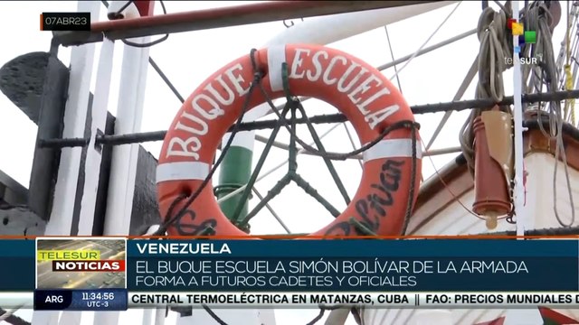 Buque Escuela de la Armada Venezolana forma a futuros cadetes y oficiales