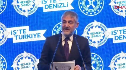 Bakan Nebati, Denizli'de iş dünyası temsilcileri ile bir araya geldi