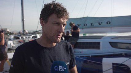 Biotherm 2023 : Itv de Paul Meilhat à l'arrivée à Itajai Brésil