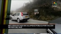teleSUR Noticias 11:30 08-04: Declaran calamidad pública por actividad sísmica del volcán Nevado del Ruiz