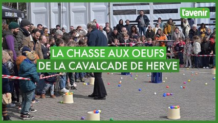 La chasse aux oeufs de la Cavalcade de Herve 2023