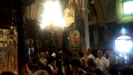 JERUSALEM-THAVOR 2018 Nazareth, here is the source where the Annunciation of the Virgin took place