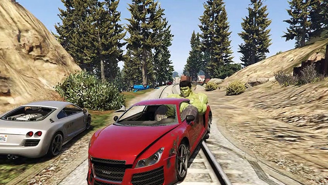 hulk stop the train in gta5