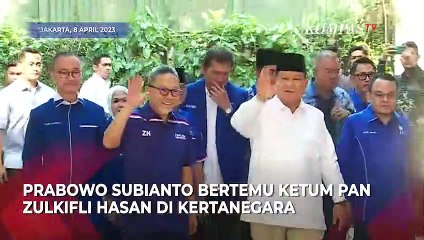 Prabowo soal Pertemuan dengan Zulhas: Cari Format Hadapi Pemilu 2024