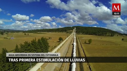 Primera estimulación de lluvias en Cutzamala se absorbió en los suelos de la zona: Sader