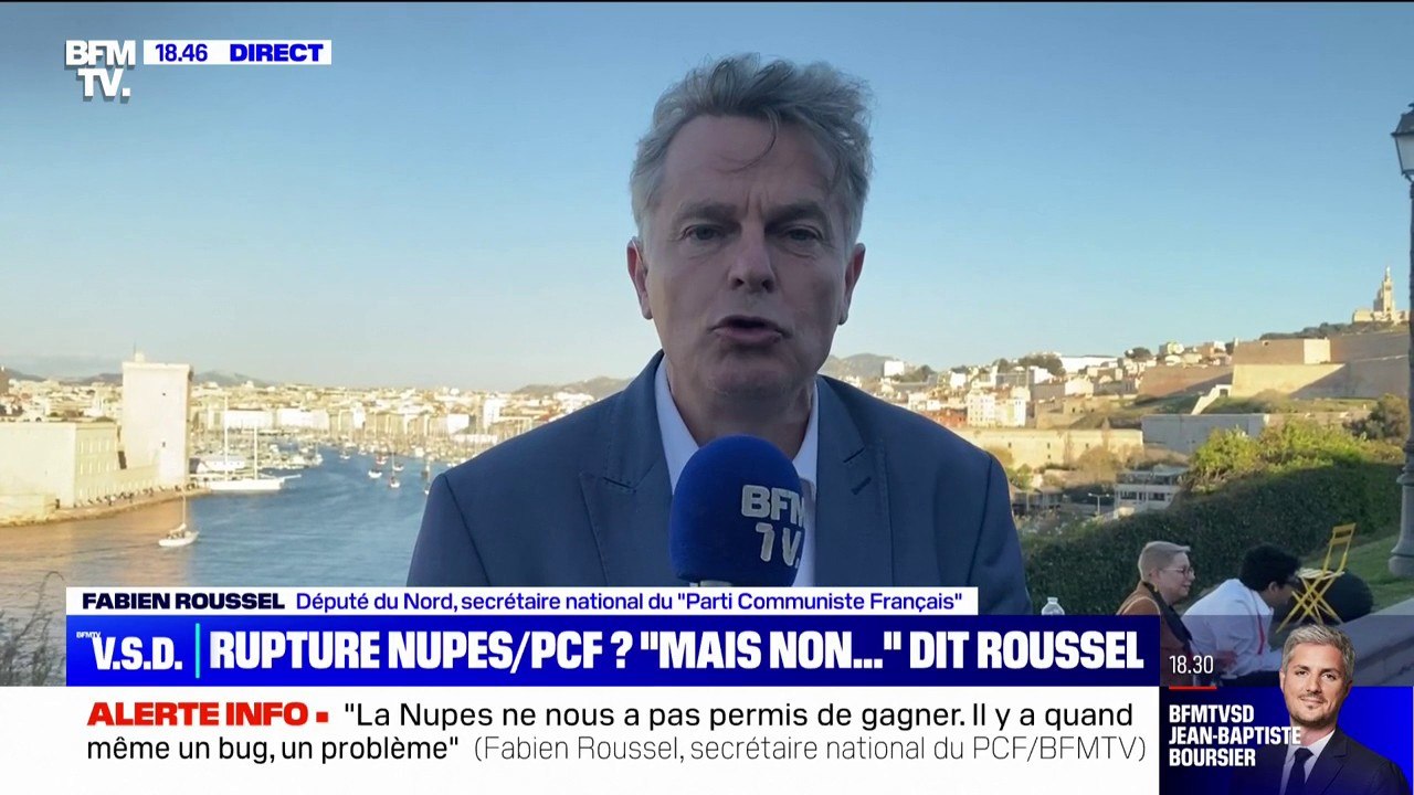 Fabien Roussel (PCF), à propos de la Nupes: "On a besoin de s'additionner et pas de marcher l'un sur l'autre"