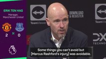 Ten Hag criticises Premier League schedule after Rashford injury