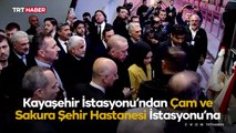 Erdoğan, Başakşehir-Kayaşehir Metro Hattı'nda yolculuk yaptı