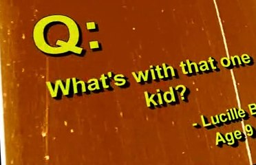 Wonder Showzen Wonder Showzen _Extra – Q & A – What’s With That One Kid