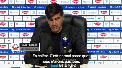 30e. - Fonseca : “Nous n'avons pas respecté l'adversaire, nos supporters, l’ambition de l'équipe”