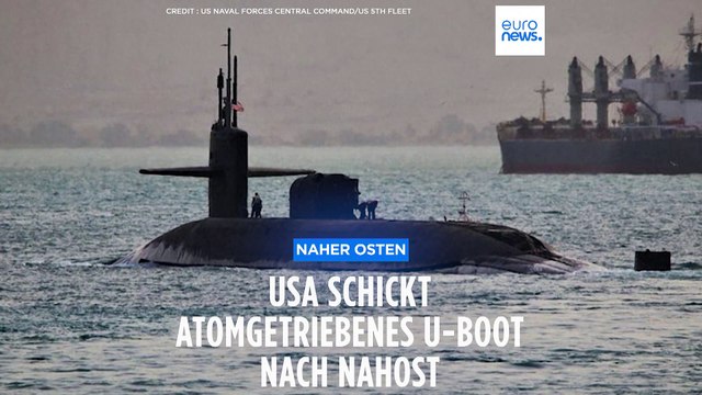 USA schicken atomgetriebenes U-Boot mit Marschflugkörpern in die Straße von Hormus