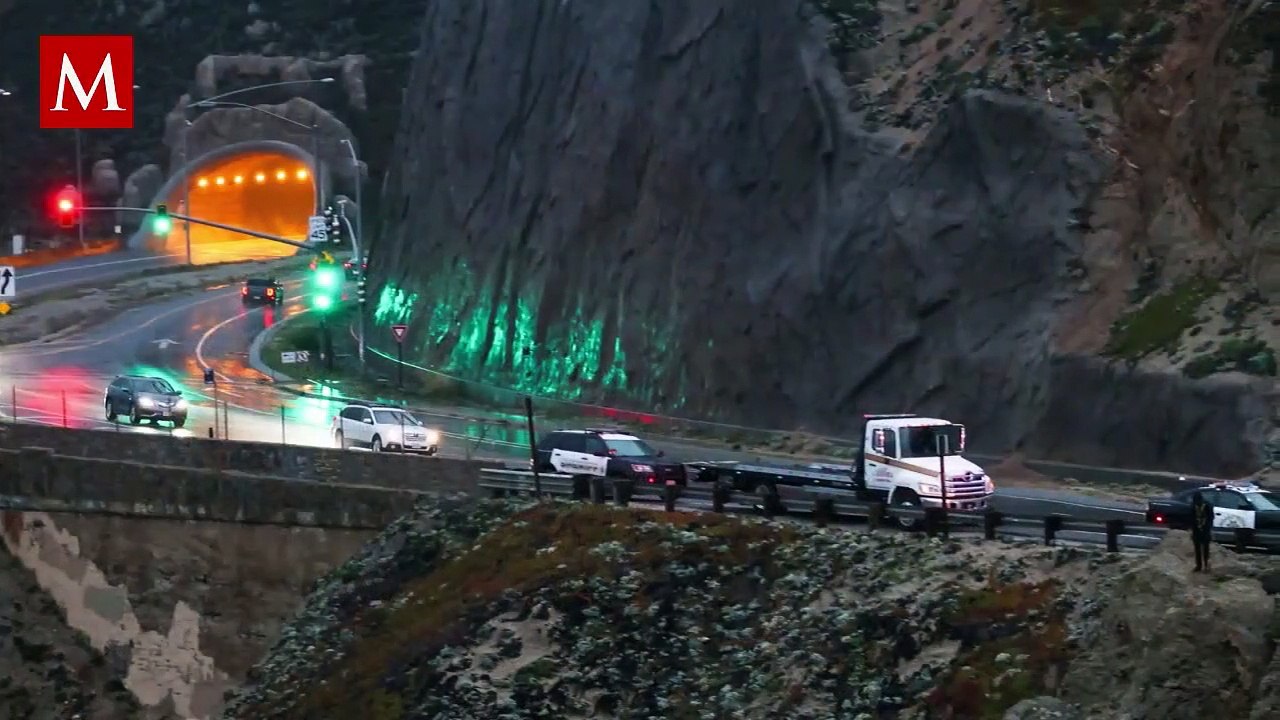 Familia que viajaba en un Tesla cae de acantilado de 75 metros en EU; todos sobrevivieron