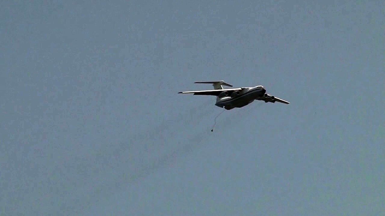 landing of military equipment from a military aircraft