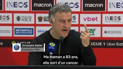 30e j. - Galtier réagit aux insultes des Ultra Niçois visant sa maman
