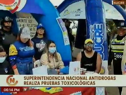 Superintendencia Nacional Antidrogas desplegada en el edo. Sucre para realizar pruebas toxicológicas