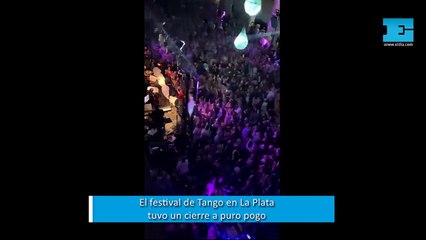 A puro pogo en el cierre del festival del Tango en La Plata