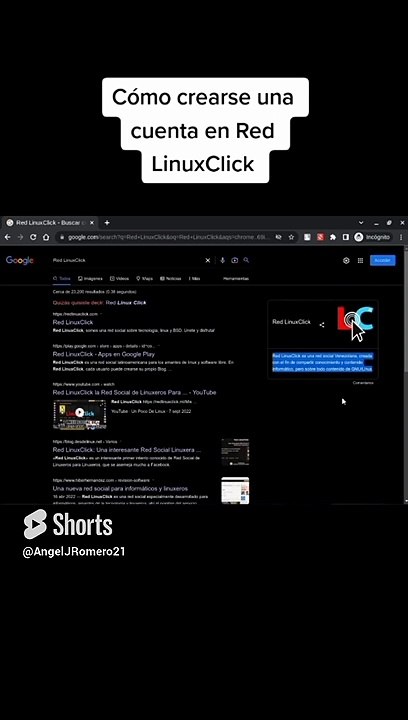 Cómo crearse una cuenta en Red LinuxClick en 1 minuto - La red social de los Linuxeros.