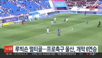 루빅손 멀티골…프로축구 울산, 개막 6연승