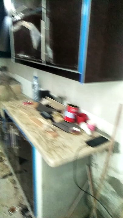 Acrylic kitchen cabinets