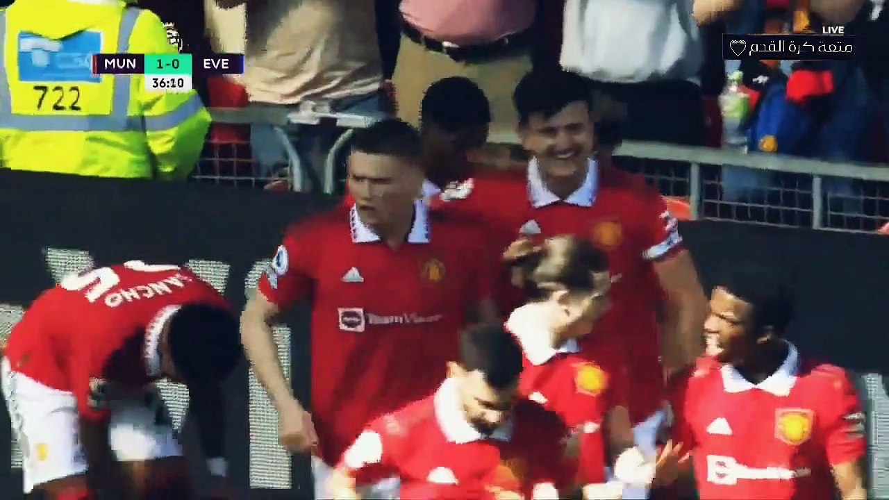 اهداف مباراه مانشستر يونايتد وايفرتون اليوم 2-0 _ اهداف مانشستر يونايتد اليوم--_ تعليق حفيظ الدراجي --(720P_HD)