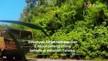 42 Jet & 8 Kapal Tempur China ‘Kepung’ Perairan Taiwan