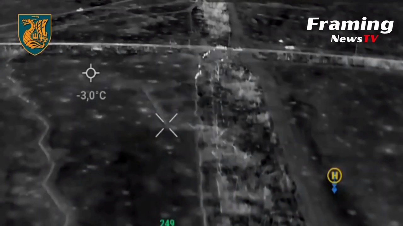 Drone Brigade infanteri angkatan laut Ukraina menjatuhkan bom ke posisi pasukan Rusia