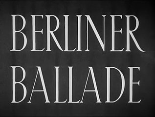Berliner Ballade Bande-annonce (DE)