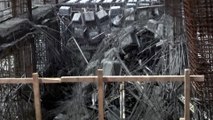 İstanbul'da iş merkezinin inşaatında beton kalıplar çöktü