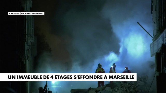 Marseille : un immeuble d'habitation s'effondre, 5 blessés et des «victimes» attendues