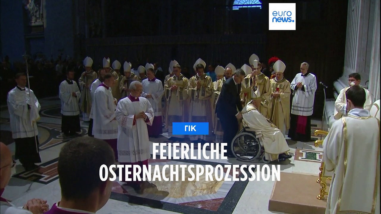 Osternachtsmesse: Papst prangert 'eisige Winde des Krieges' an