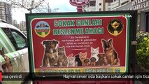 Hayvansever oda başkanı sokak canları için ticari aracı ambulansa çevirdi