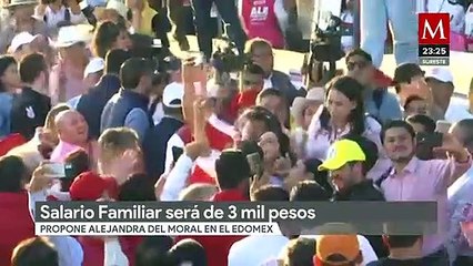 De salario familiar a MexiApp, las propuestas de Alejandra Del Moral en 6 días de campañas