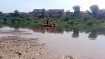 गंभीर नदी में डूबा युवक, एसडीआरएफ की टीम ने किया तलाश, नहीं लगा सुराग