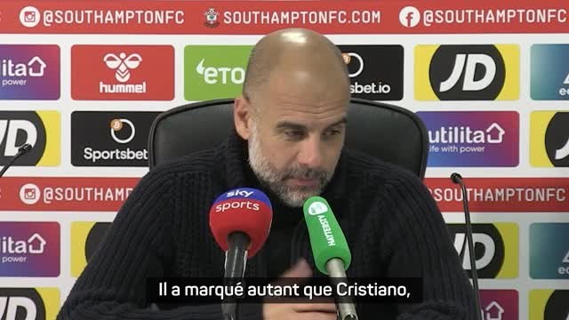 30e j. - Quand Guardiola compare Haaland à Ronaldo et Messi