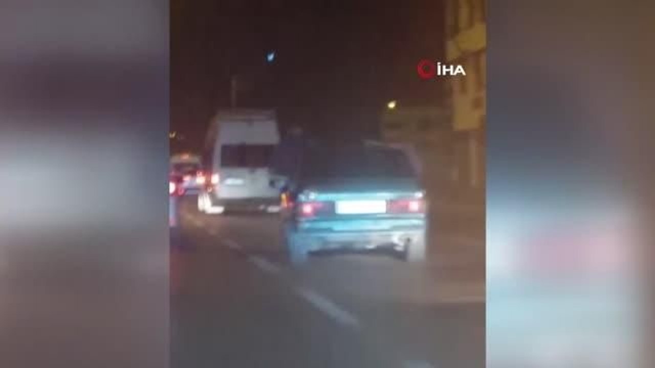 Asker uğurlamasında tehlikeli yolculuk