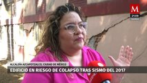 Comisión para Reconstrucción rechaza nuevamente a edificios de Azcapotzalco dañados por 19S