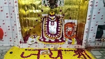 बालाजी को लगाया चूरमे का भोग