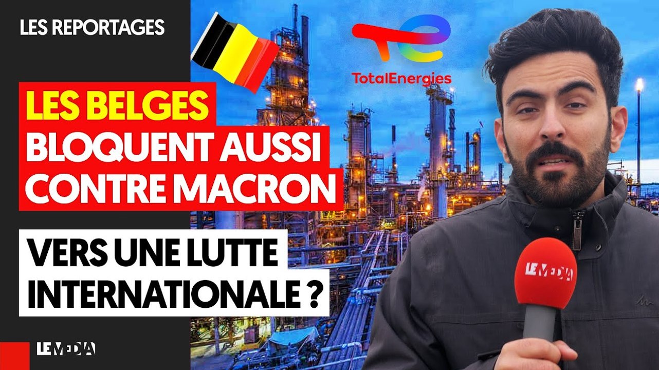 REPORTAGE À ANVERS : ILS BLOQUENT LE PÉTROLE VERS LA FRANCE