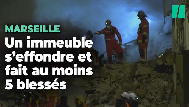 À Marseille, l’effondrement d’un immeuble rue Tivoli fait au moins 5 blessés