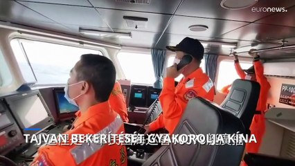 Aggódik a Nyugat a Tajvani-szorosban zajló kínai hadgyakorlat miatt