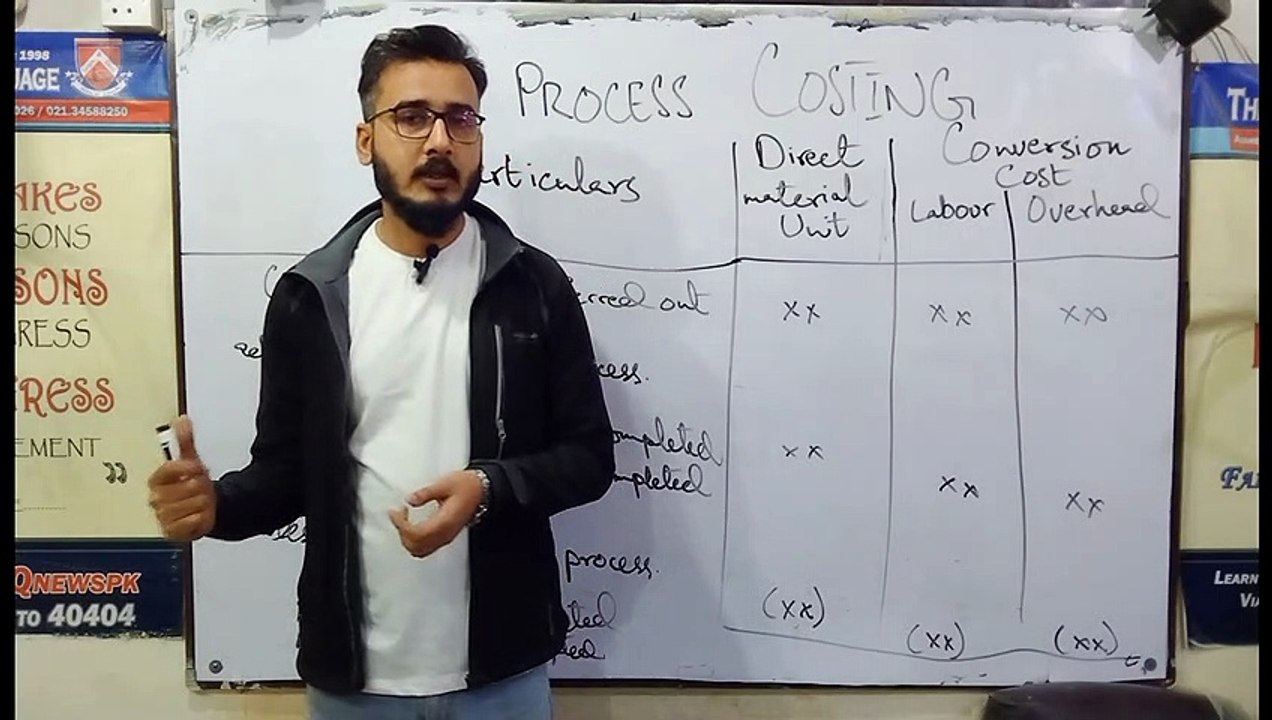 PROCESS COSTING PART (ONE) | House of Commerce