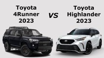 Toyota Highlander  vs 4Runner 2023 | Highlander vs 4Runner 2023 comparison