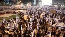 Miles de israelíes redoblan su pulso contra Netanyahu a pesar de las tensiones en Tel Aviv