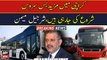 Sharjeel Memon announces new routes of electric bus service in Karachi