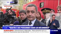 Effondrement à Marseille: Gérald Darmanin estime qu'il faudra encore 