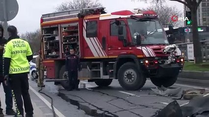 Hızını alamayan araç takla attı: 3 yaralı
