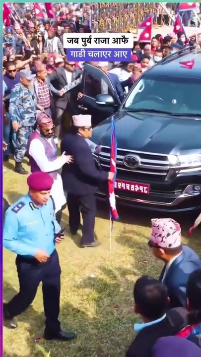 king is back in Nepal