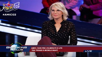 Amici, caos per l'eliminato e lite  tra Todaro e Michele Bravi