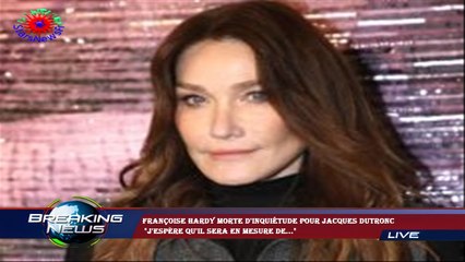 Françoise Hardy morte d'inquiétude pour Jacques Dutronc  "J'espère qu'il sera en mesure de..."