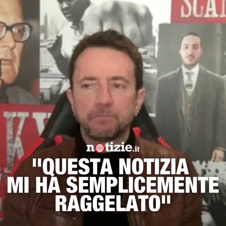 Filmano un uomo che prende fuoco: il commento raggelato di Scanzi